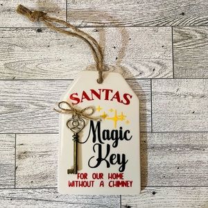 Santa Magic Key Christmas Home Decor for Children